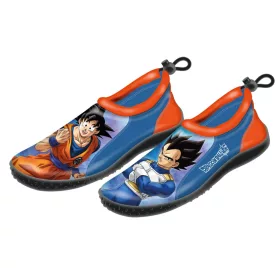 Gyerek vízicipő Dragon Ball mintával – Goku és Vegeta, kék-narancs
