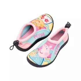 Peppa malac gyerek vízicipő – rózsaszín és mentazöld, csúszásmentes talppal (34)