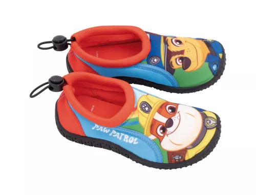 Mancs őrjárat gyerek vízicipő – Rubble és Chase mintával, piros-kék (32)