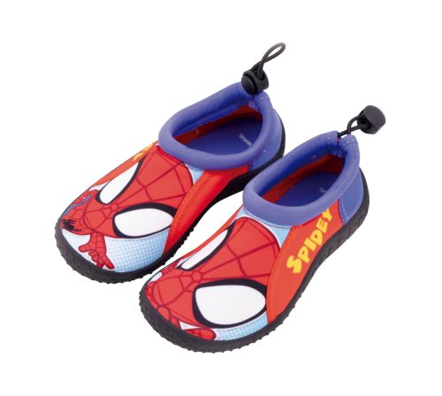 Spidey gyerek vízicipő – Pókember mintás, piros-kék, csúszásmentes talppal (24)