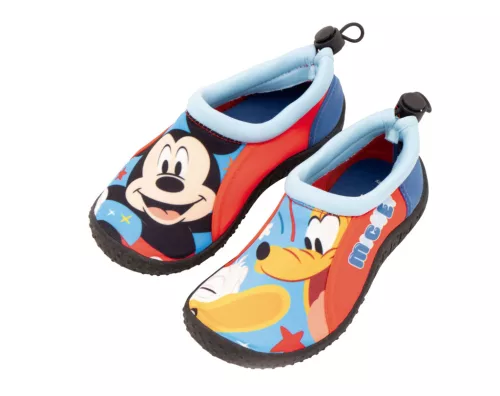 Gyerek vízicipő Mickey egér és Plútó mintával – piros-kék színben-34