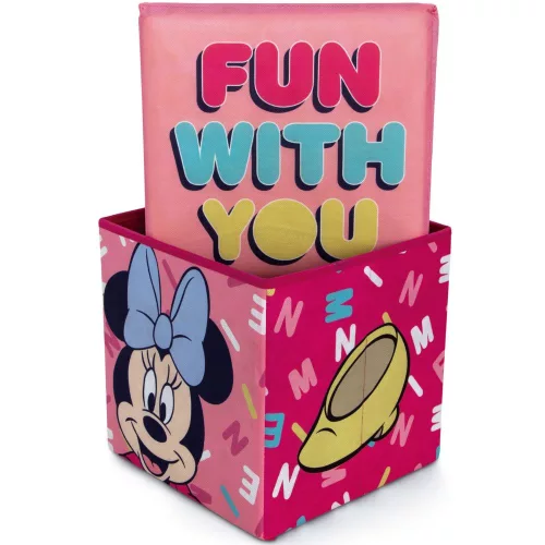 Minnie egér játéktároló puff