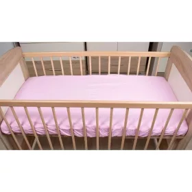 Baby pamut gumis lepedő 60x120cm/70x140cm (Rózsaszín)