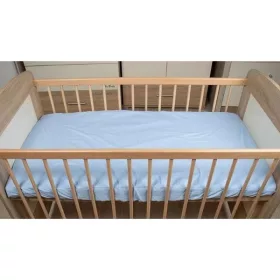 Baby pamut gumis lepedő 60x120cm/70x140cm (kék) 