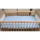 Baby pamut gumis lepedő 60x120cm/70x140cm (kék) 