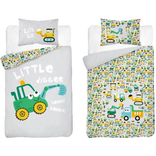 Markolós ovis ágynemű szett (little digger)