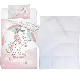 Unikornis ovis ágynemű paplan-párnával 100x135+40x60 cm