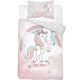 Unikornis ovis ágynemű – Unicorn's Power 2, szivárványos, kislányos 100% pamut ágyneműhuzat