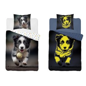 Foszforeszkáló kutyás ágynemű (labda)