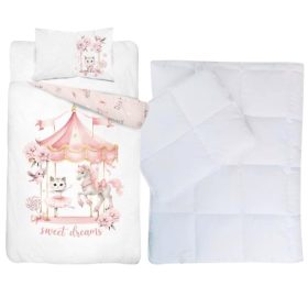 Cicás, vidámparkos ovis ágynemű szett