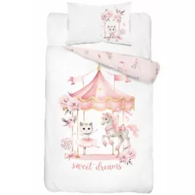 Cicás, vidámparkos ovis ágynemű