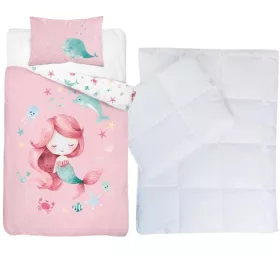 Sellős ovis ágynemű szett 100x135+40x60 cm pamut