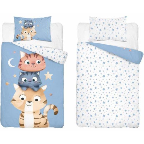 Cicabarátok ovis ágynemü (kék)