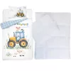 Traktoros ovis ágynemű szett 100x135+40x60 cm pamut