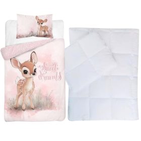 Őzikés ovis ágynemű szett (sweet dreams)