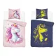 Foszforeszkáló unikornis ágynemű 140x200+70x90 cm pamut