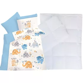 Elefántos kismadaras ovis ágynemű szett