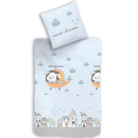 Helikopteres kiskutyás ovis ágynemű