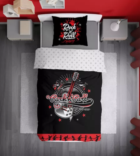 Foszforeszkáló Rock and Roll ágynemű