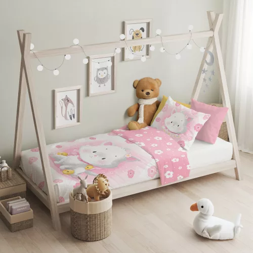 Kiscicás ovis ágynemű