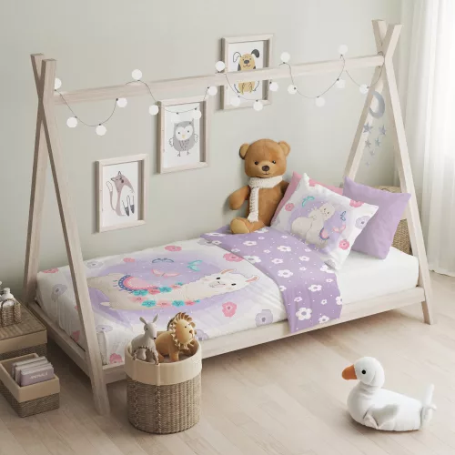 Lámás ovis ágynemű