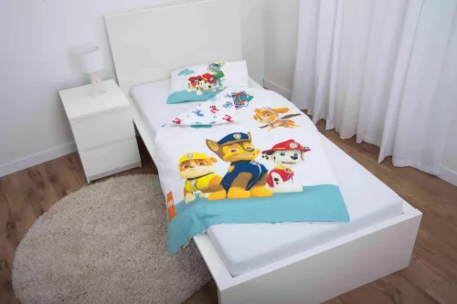 Mancs őrjárat flanel ovis ágynemű