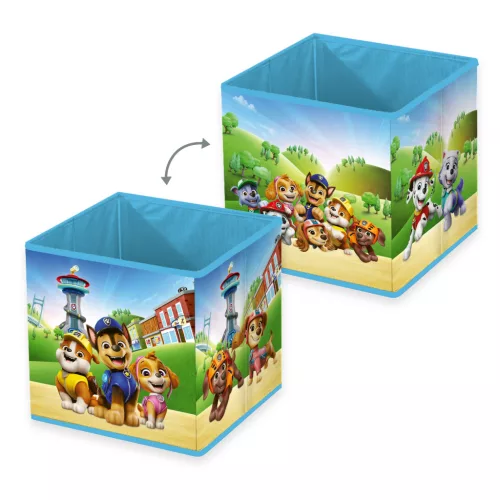 Mancs őrjárat mintás ovis ágyneműszett paplannal, párnával és 30×30×30 cm-es tárolódobozzal – tökéletes választás ovisoknak