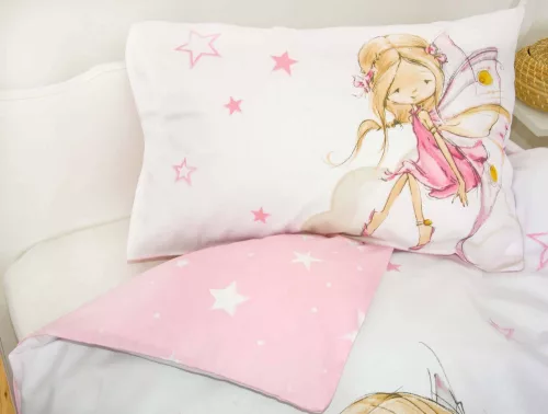 Tündérkés flanel ovis ágynemű szett