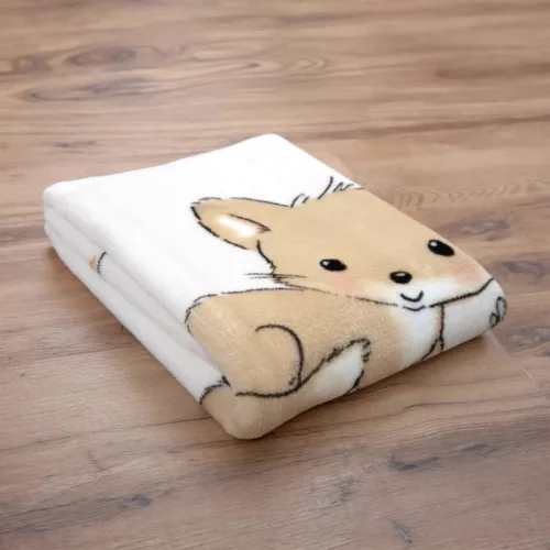 Rókás-sünis ovis kuckó csomag – 100% pamut ágyneműhuzat, paplan-párna és pléd egyben