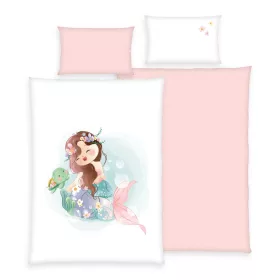 Sellő ovis ágynemű 100x135+40x60 cm 100% pamut