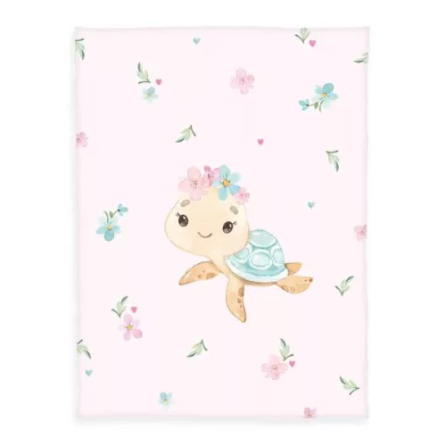 Kisteknős ovis kuckó csomag – 100% pamut ágyneműhuzat, paplan-párna és pléd egyben