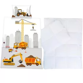 Munkagépes ovis ágynemű szett