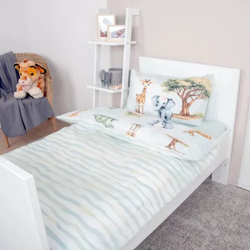 Szafari flanel ovis ágynemű szett