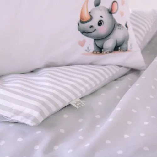 Kisállatok ovis ágynemű 100x135+40x60 m 100 % pamut