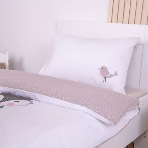 Az erdő kisállatai ovis ágynemű 100x135+40x60 cm 100% pamut