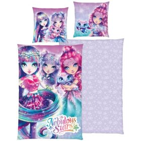 Nebulous Stars ágyneműhuzat 140x200 cm, 100% pamut lányos gyerek ágynemű