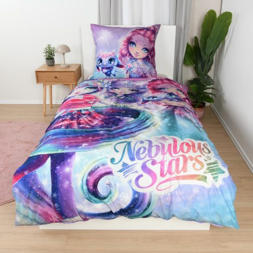 Nebulous Stars ágyneműhuzat 140x200 cm, 100% pamut lányos gyerek ágynemű