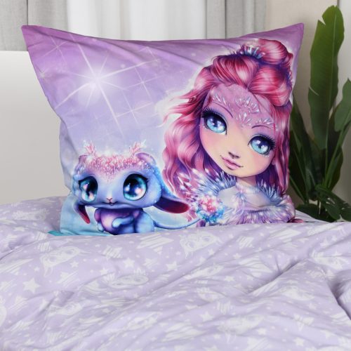 Nebulous Stars ágyneműhuzat 140x200 cm, 100% pamut lányos gyerek ágynemű