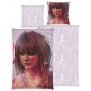 Sid Maurer Swiftie Collection ágyneműszett – Taylor Swift inspirálta dizájn, 100% pamut, kétoldalas mintával, 140x200 cm paplanhuzat és 70x90 cm párnahuzat, cipzáras záródással, 60°C-on mosható