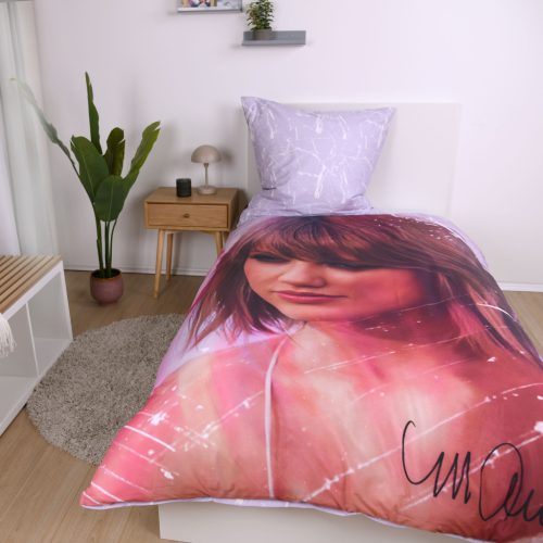 Sid Maurer Swiftie Collection ágyneműszett – Taylor Swift inspirálta dizájn, 100% pamut, kétoldalas mintával, 140x200 cm paplanhuzat és 70x90 cm párnahuzat, cipzáras záródással, 60°C-on mosható