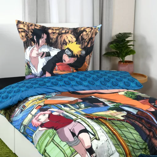 Naruto ágynemű 100 % pamut 135x200+x80x80 cm