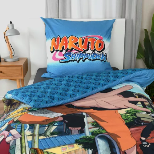Naruto ágynemű 100 % pamut 135x200+x80x80 cm