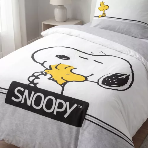 Snoopy ágynemű 100% pamut 135x200+80x80 cm