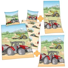 Traktroros csomag (szalmabála)