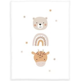 Macis zsiráfos gyermekpléd