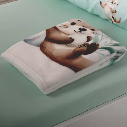 Vidrás ovis kuckó csomag – 100% pamut ágyneműhuzat, paplan-párna és pléd egyben