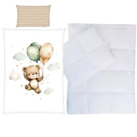 Macis ovis ágynemű palan-párnával pamut 100x135+40x60 cm