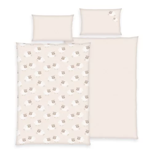 Báránykás flanel ovis ágynemű szett