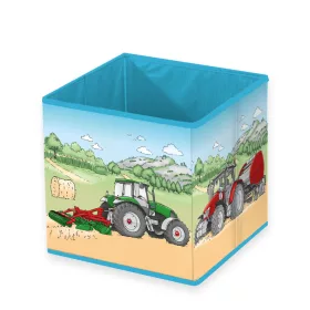 Traktoros tárolódoboz 30x30x30 cm