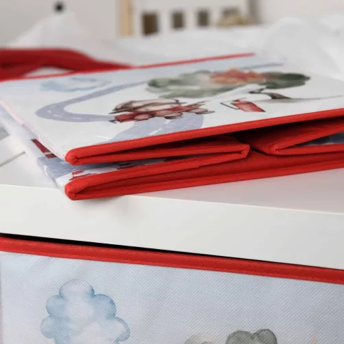  Tűzoltós tárolódoboz 30x30x30 cm